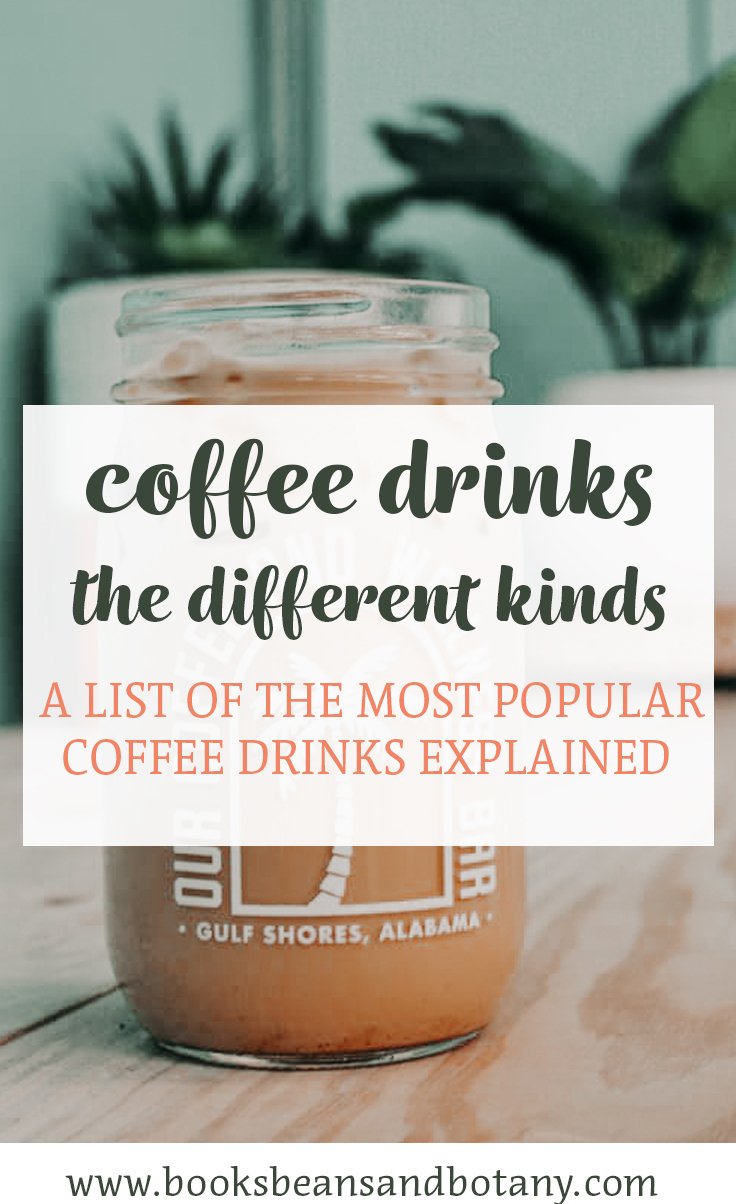 different types of coffee drinks